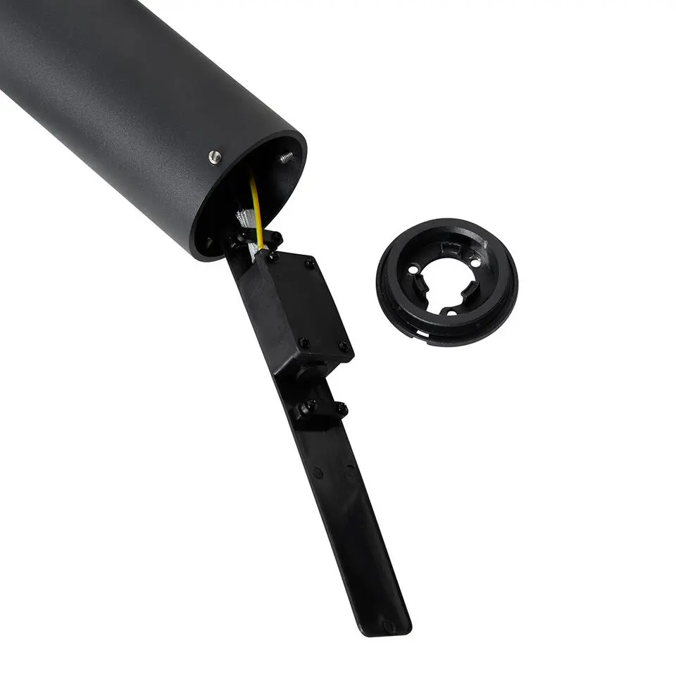 Qazqa staande buitenlampen duo zwart gu10
