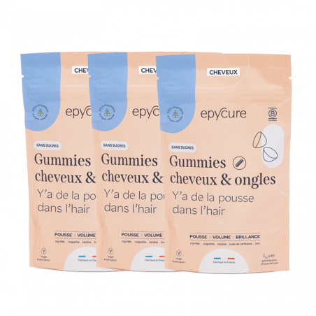 Epycure Laboratoire Gummies cheveux & ongles (3 mois)