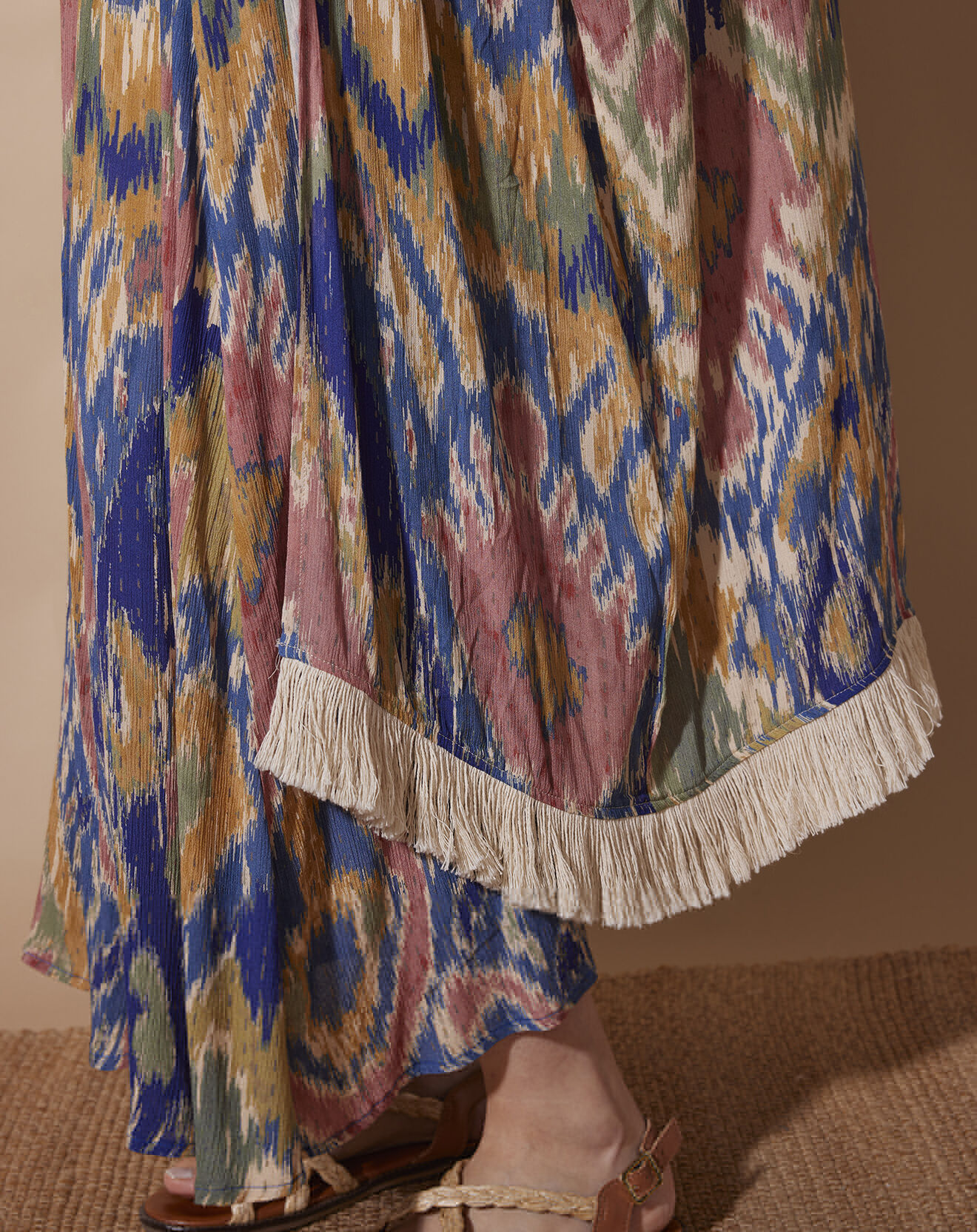 Louizon Kimono Jemima imprimé bleu