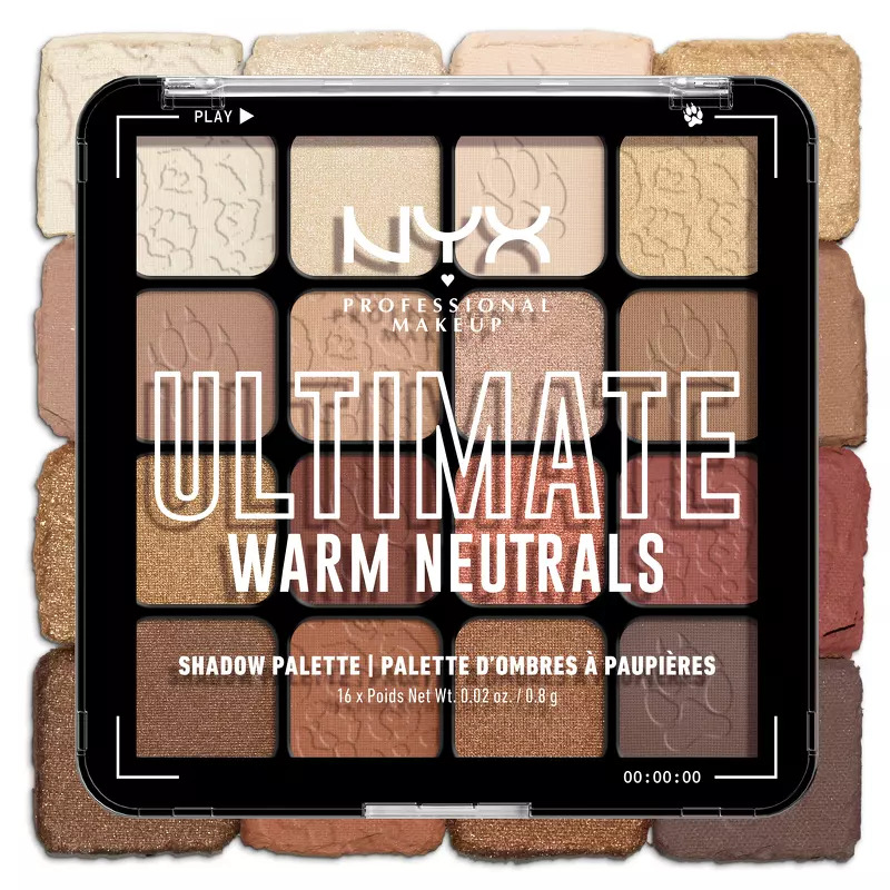 NYX Prof. Makeup Ultimate Shadow Palette 16 x 0,2 gr. - 05W Warm Neutrals