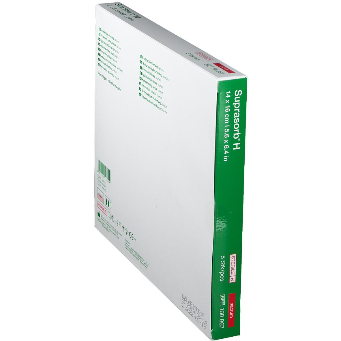 Suprasorb® H Hydrokolloid-Verband Sacrum 14 x 16 cm