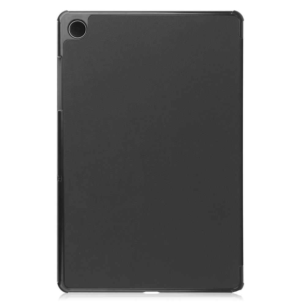 Samsung Galaxy Tab A11  Plus / A9  Plus Leder Tasche Flip Cover Hülle - Schwarz