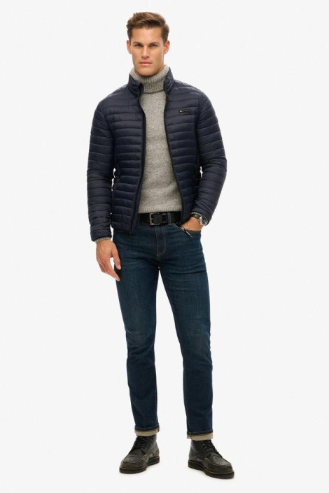 Superdry blauwe heren jas