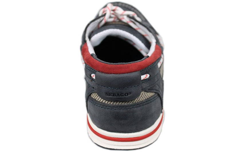 SEBAGO TRITON THREE-EYE NAVYBLÅ SEJLERSKO