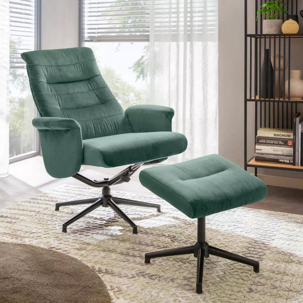 Sessel mit Hocker Krems