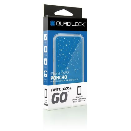 Coque de protection Quad Lock PONCHO IPHONE 5 / 5S / SE Universel - Incolore