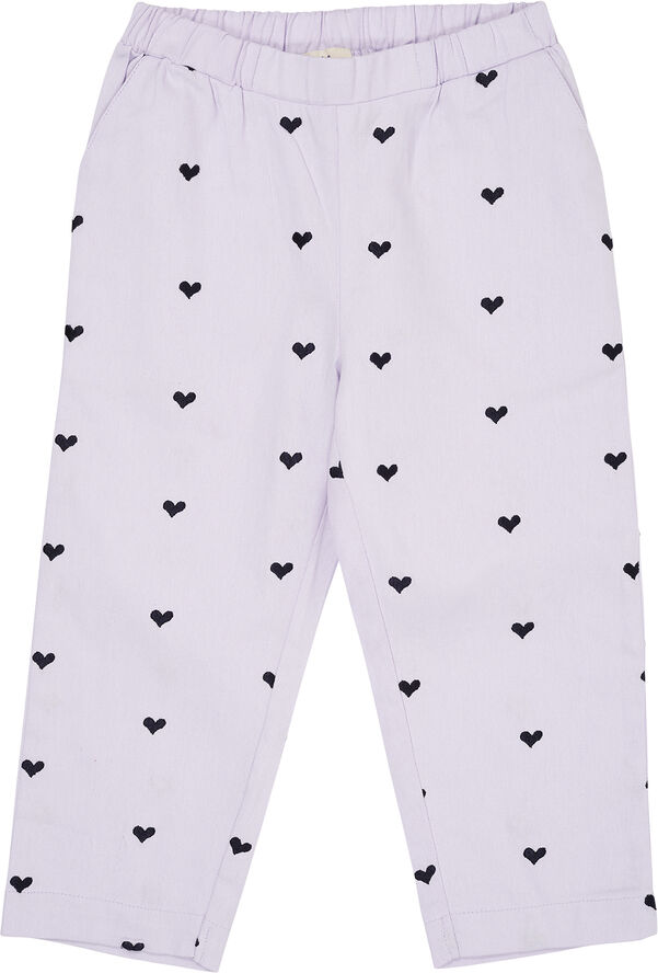 Copenhagen Colors TWILL HEART PANTS Lavender/navy