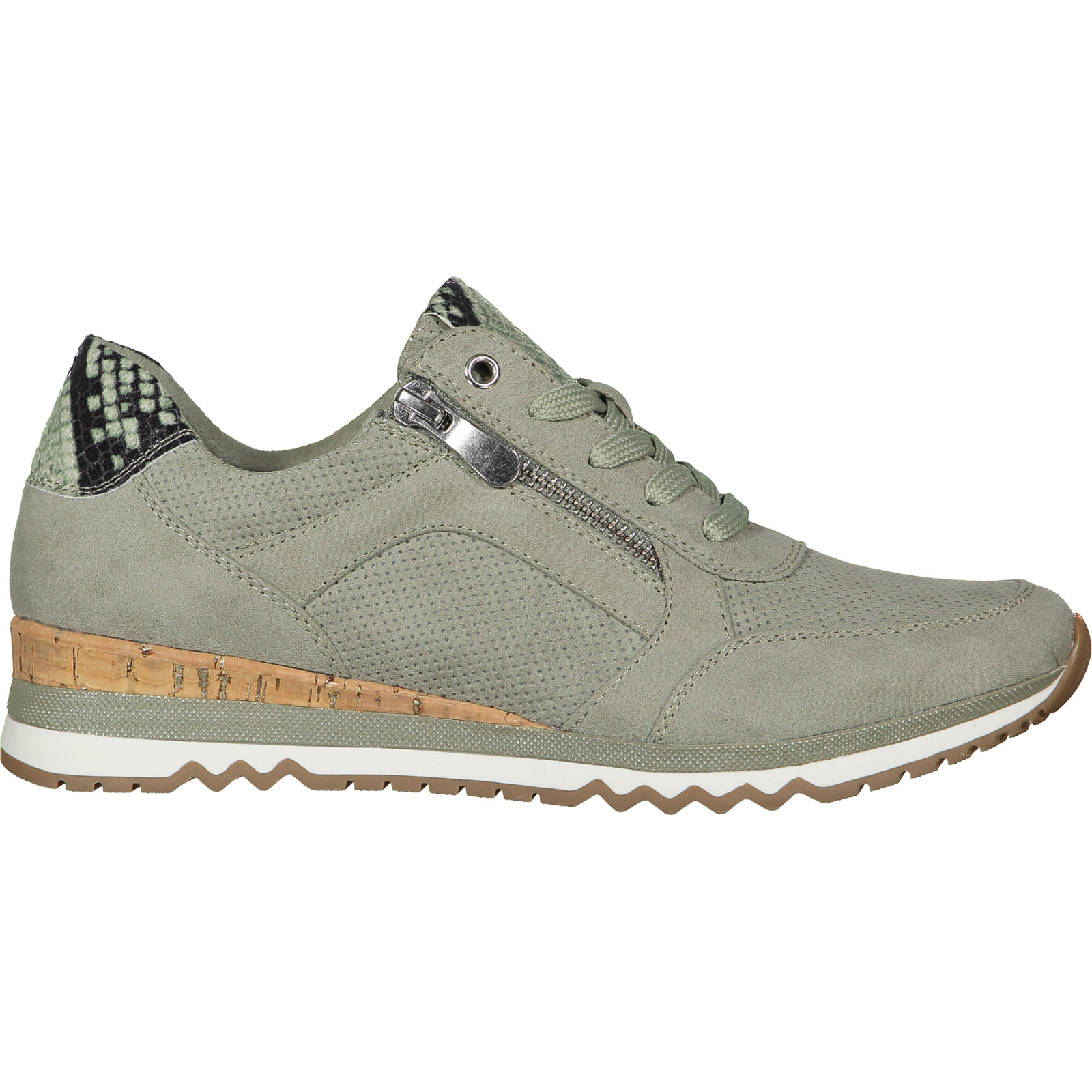 Marco Tozzi Damen-Sneaker low, grün 39
