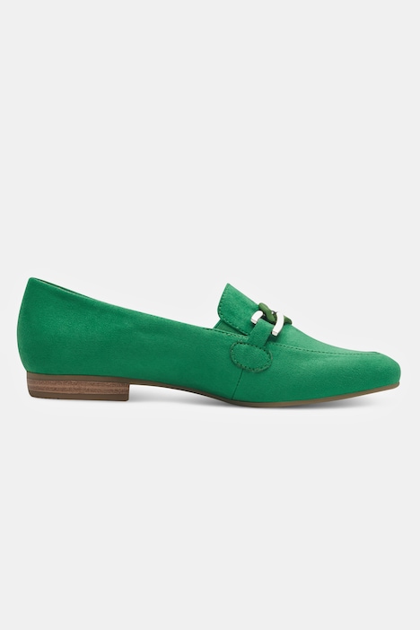 Loafer, Jana Softline, vegan, Veloursleder-Optik, Weite H