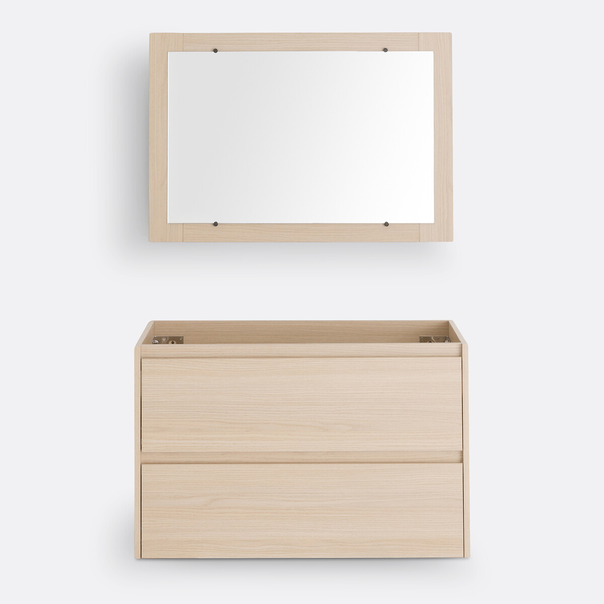 LA REDOUTE INTERIEURS<br>Móvel de parede para lavatório + espelho L80 cm, Nirio