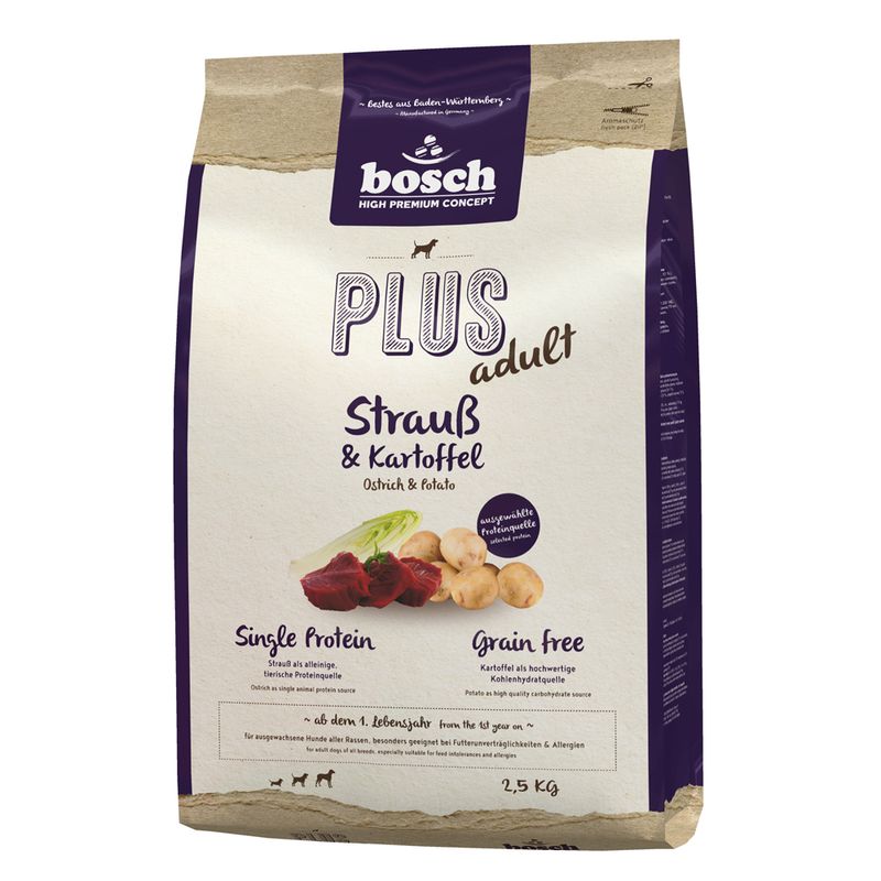 bosch HPC Plus, autruche & pommes de terre