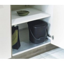 Poubelle à compost, 6 litres, anthracite
