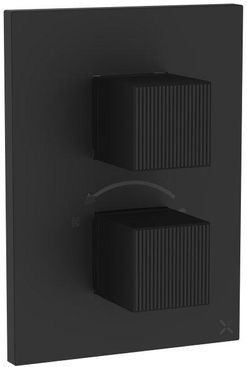 Crosswater - Crossbox Limit - Douchekraan - Mat Zwart - Thermostatisch