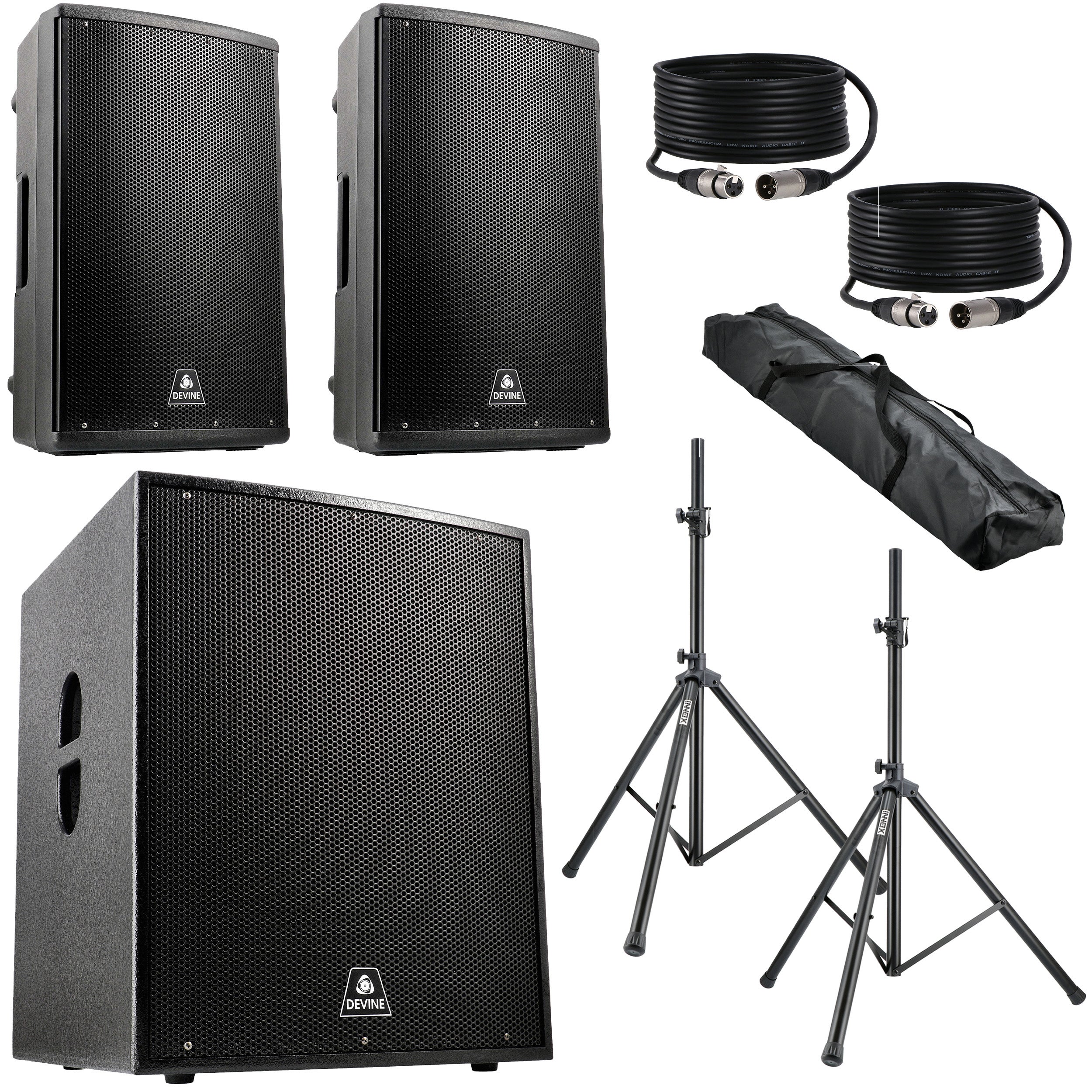 Devine Axeo 2.1 speakerset 15A + 18SA