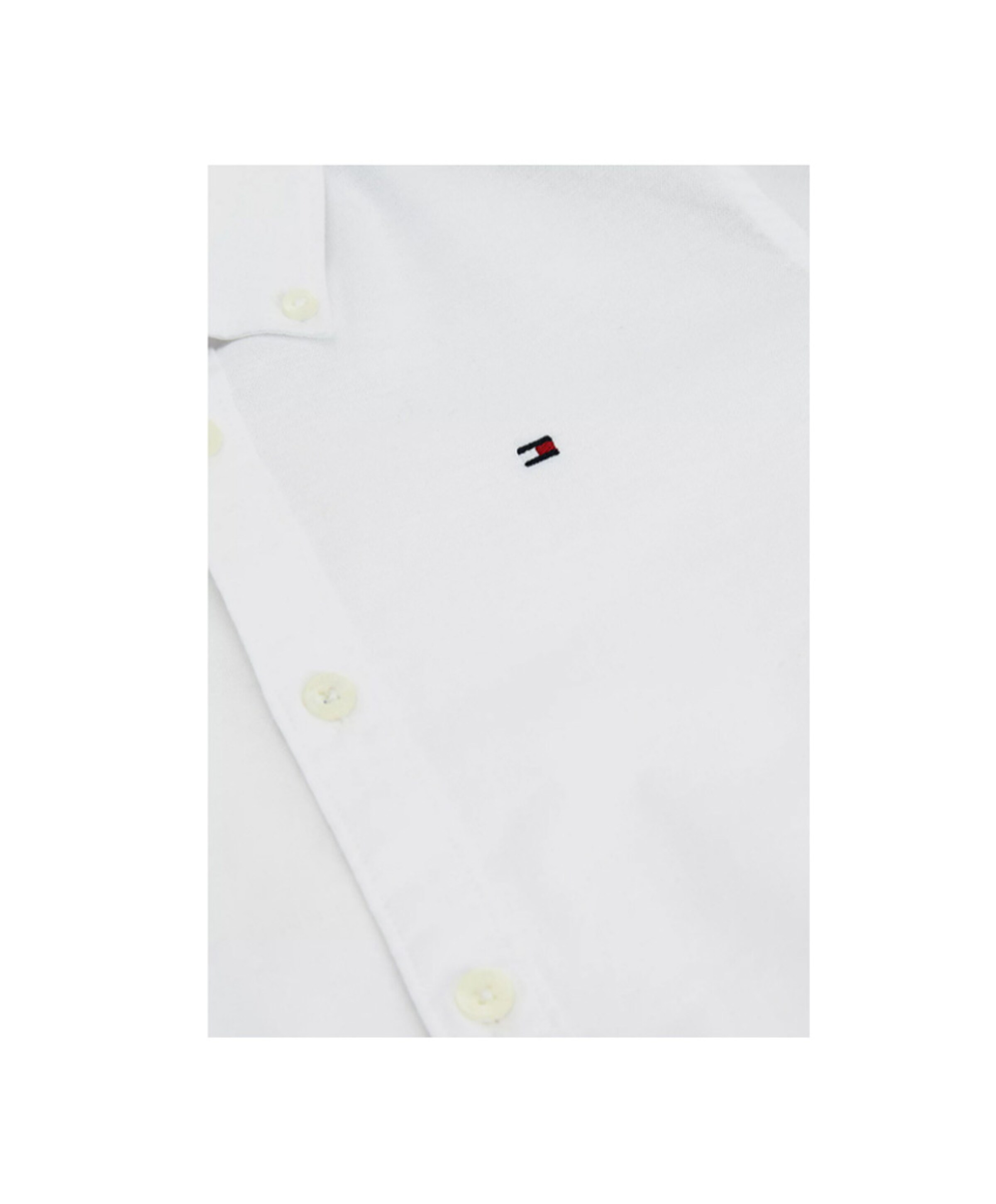 Tommy Hilfiger Jongens overhemd lange mouw wit