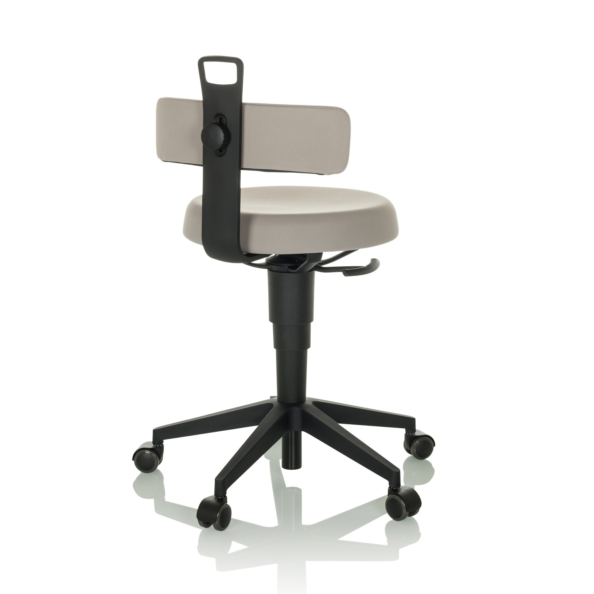 Drehhocker TOP WORK FLEX Stoff ohne Armlehnen hjh OFFICE