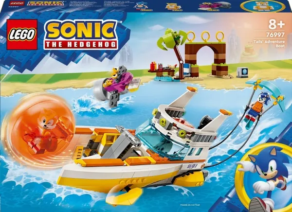 LEGO Sonic 76997 Tails' actionbåd
