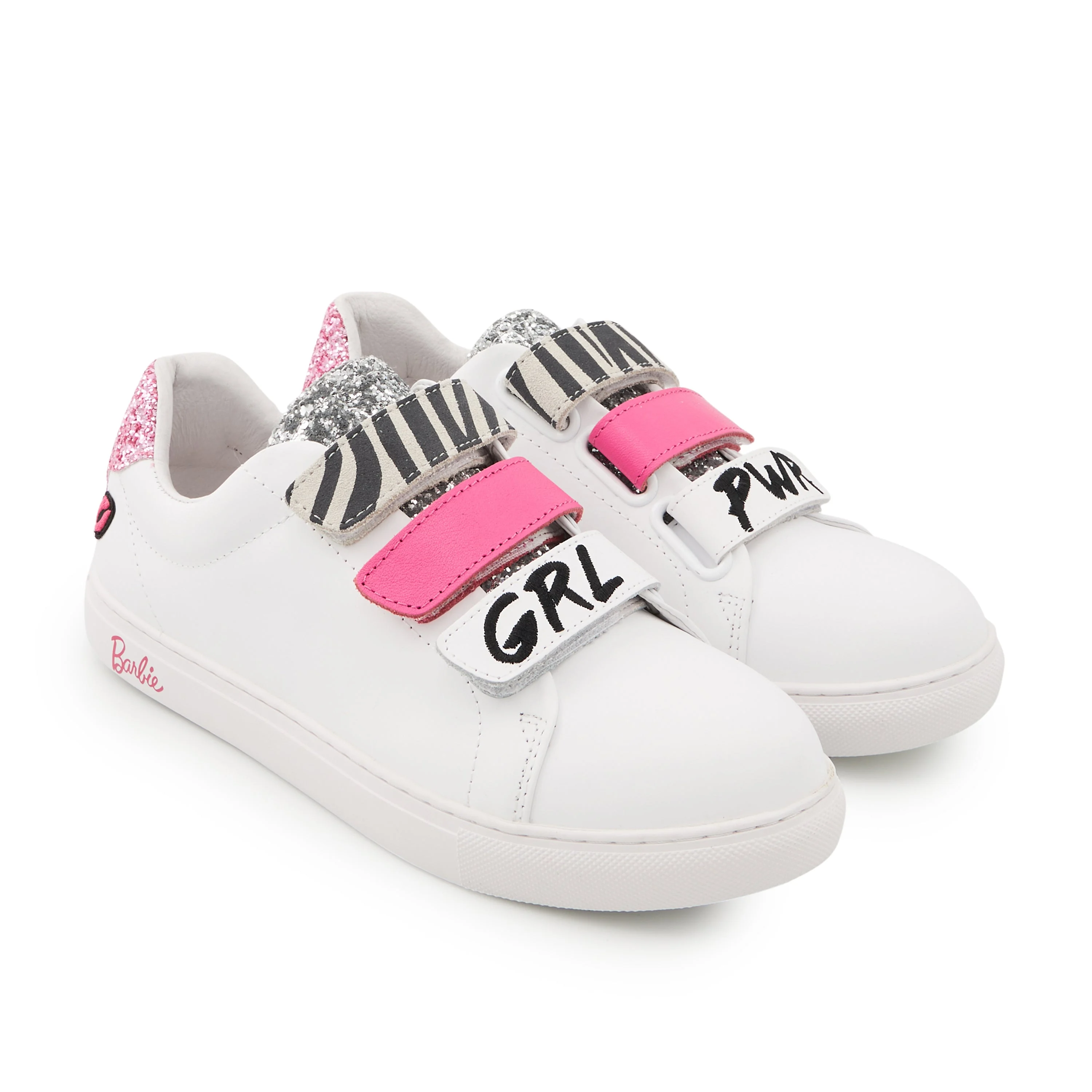 EDITH GRL PWR ZEBRA - Sneakers en cuir | Blanc