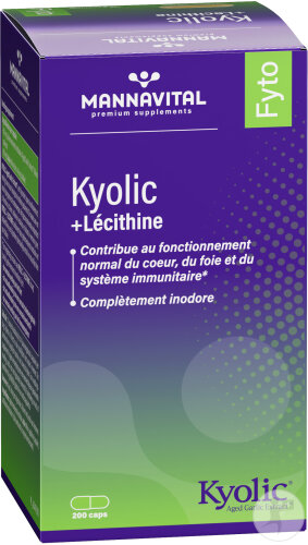 MannaVital Kyolic + Lécithine 200 Capsules