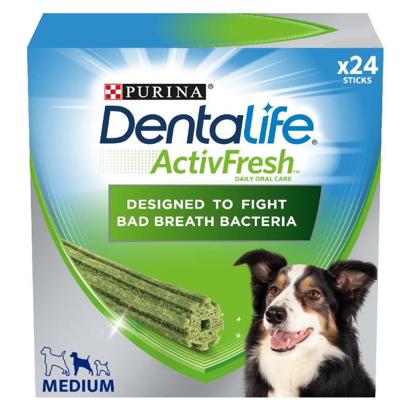 PURINA Dentalife ActivFresh Bâtonnets à mâcher pour chien moyen