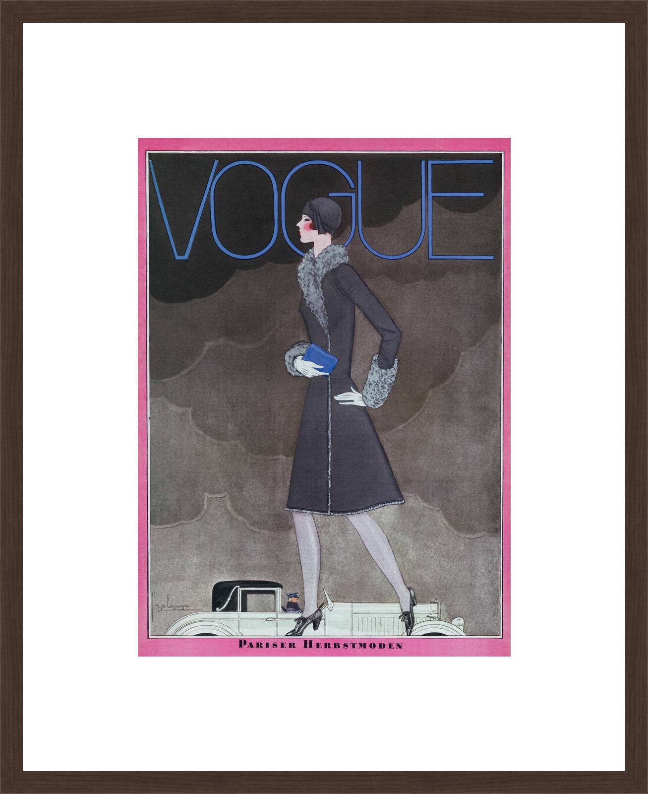 Cover, Georges Lepape I by German Vogue Collection - Limited Edition. Edition of: 100. Archive Stamp.