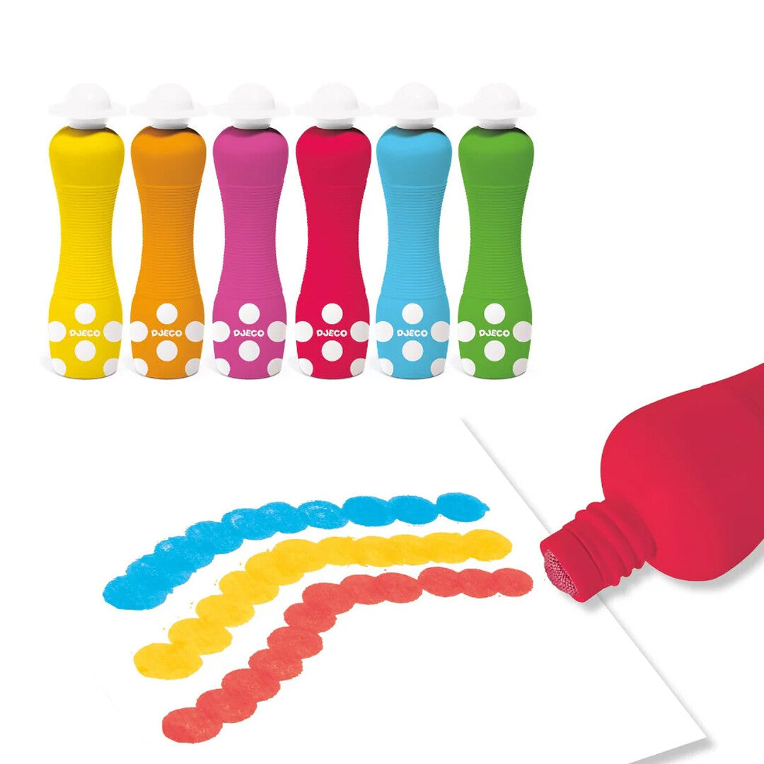 Djeco schuimmarkers - 6st