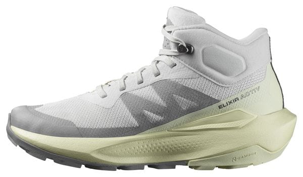 Chaussures de Randonnée Femme Salomon Elixir Activ Mid GTX Gris Vert