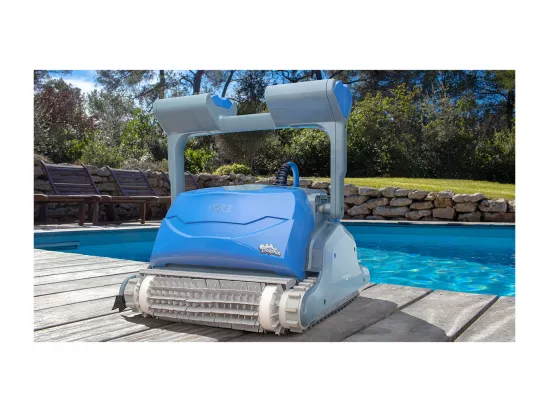 Dolphin Robot electrique de piscine fond, parois et ligne d'eau avec chariot - ms4