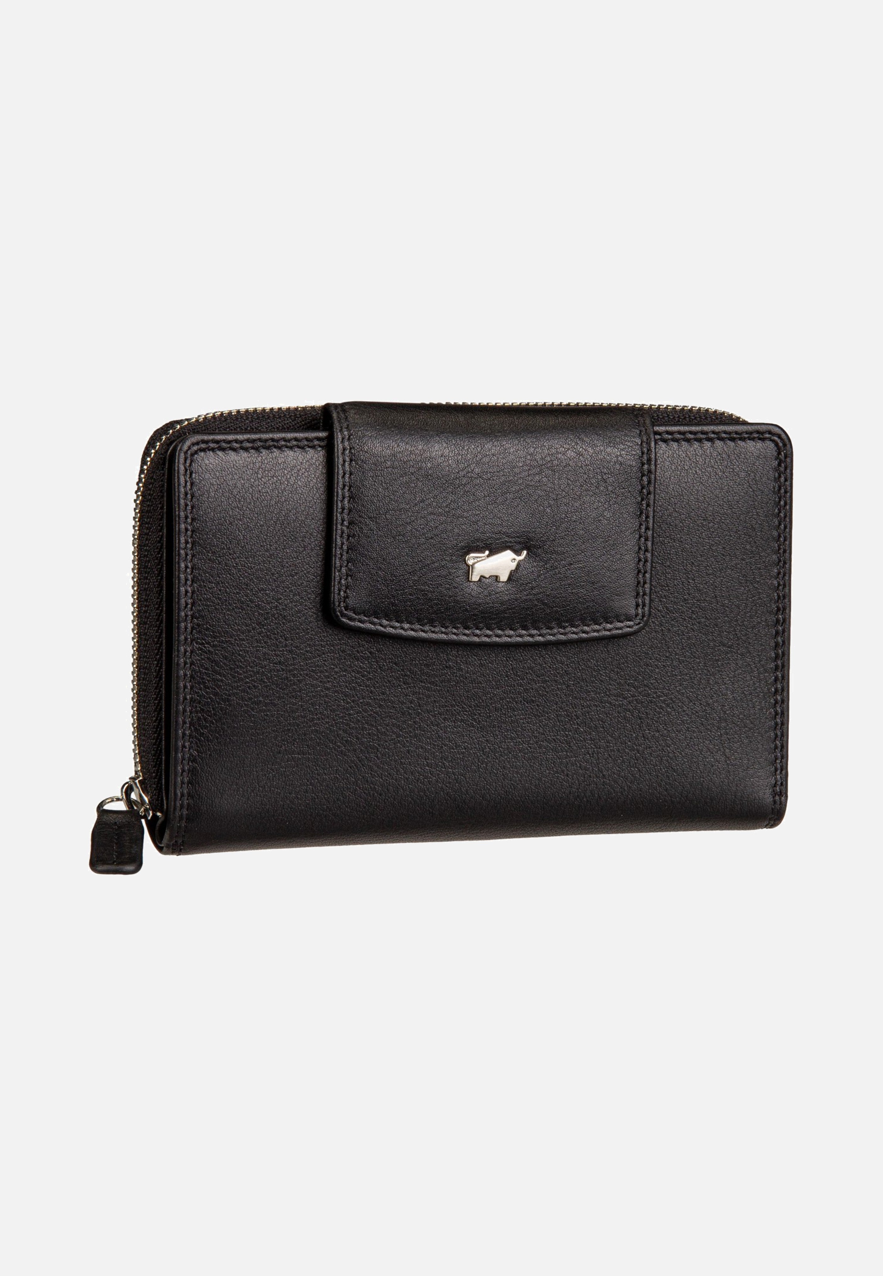 Golf RFID Zip-Wallet M 15Cs Black - Portemonnaie