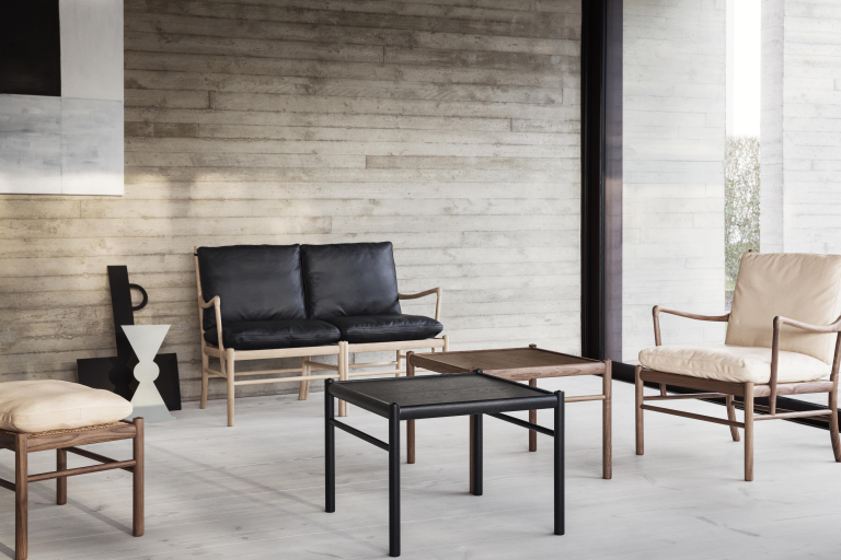 Carl Hansen & Son OW149 Colonial Chair fauteuil gezeept eiken rewool 108