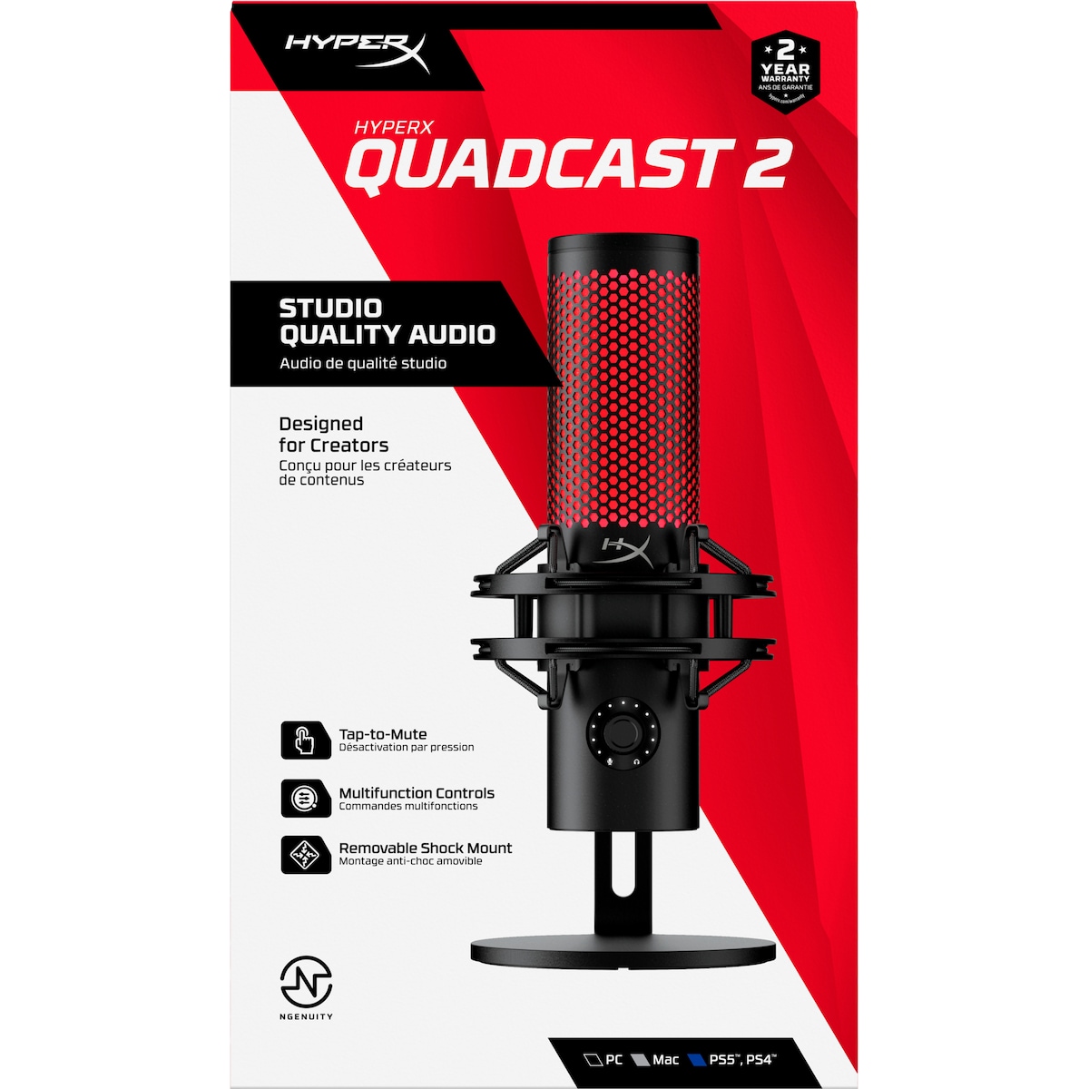 HyperX Quadcast 2 mikrofon