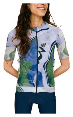 Maillot Manches Courtes Femme Wilma Muriel Bleu