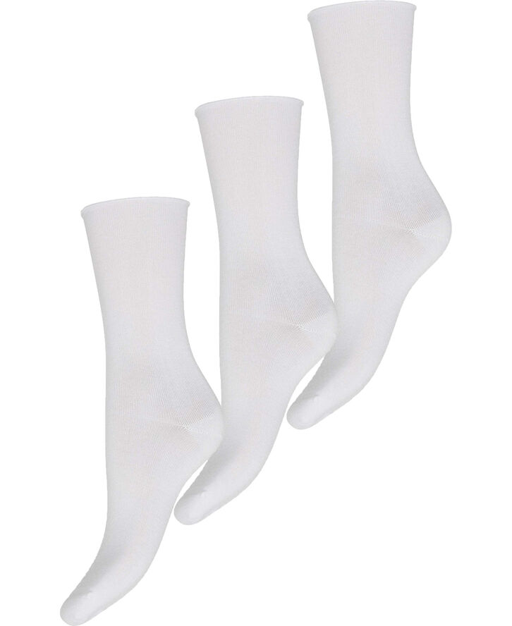 Decoy DECOY ankle sock bamboo 3-pack Hvid