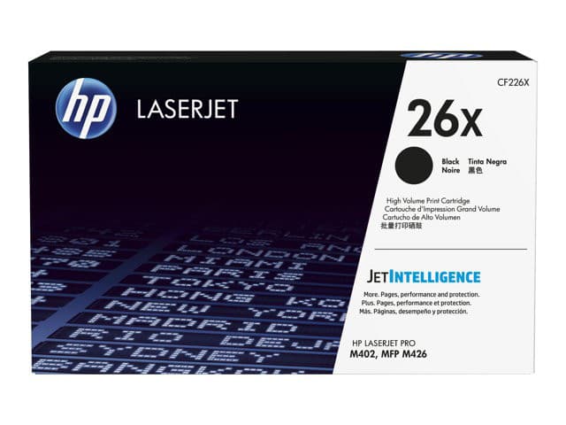 HP blækpatron 26X Original LaserJet Sort