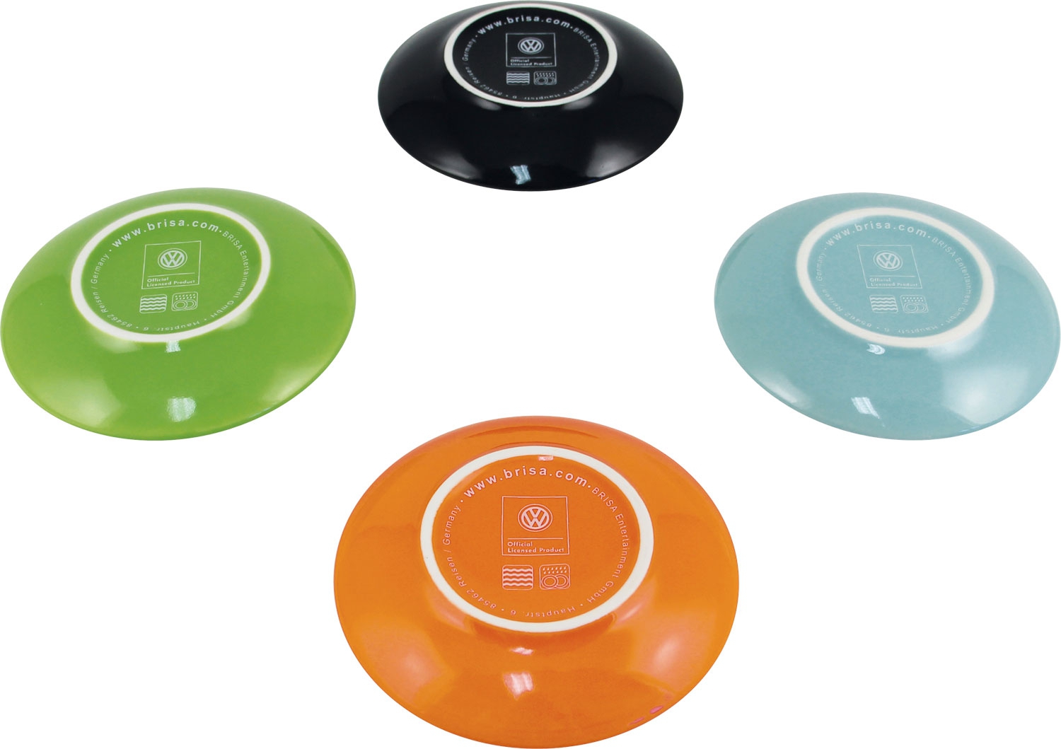 VW Collection T1 Bulli Espresso Tassen Set 4 Stück 100 ml
