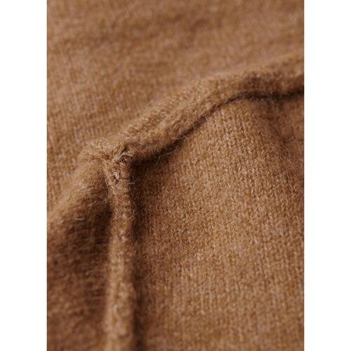Superdry - V NECK KNIT JUMPER DRESS Marrón