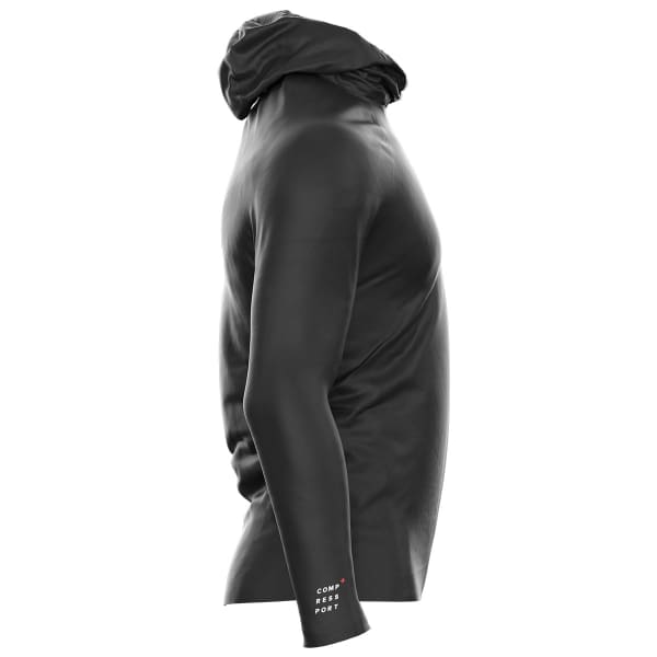 Veste running COMPRESSPORT HURRICANE WATERPROOF 10/10 JACKET BLACK