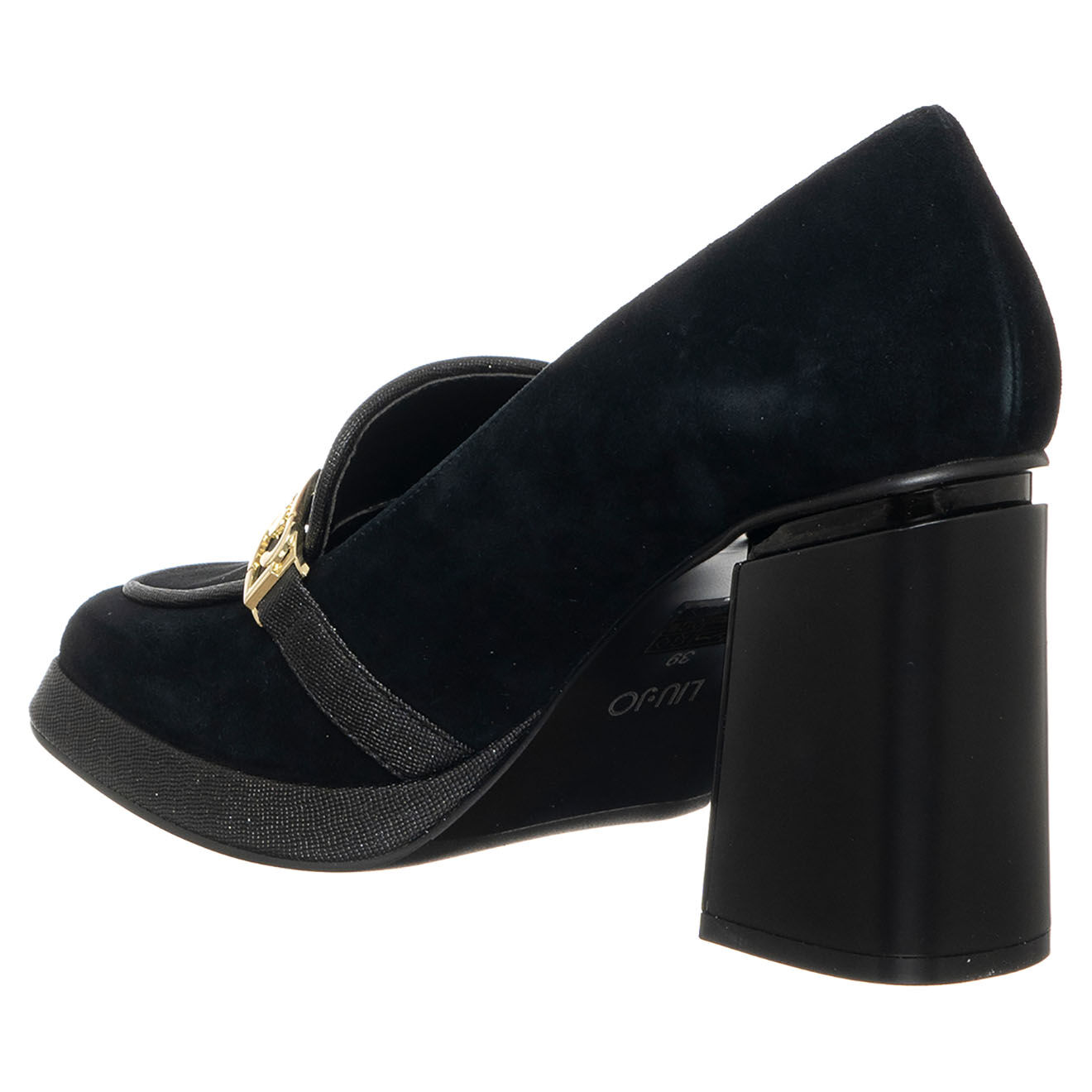 Liu-Jo Mocassins en Velours de cuir Nana noirs