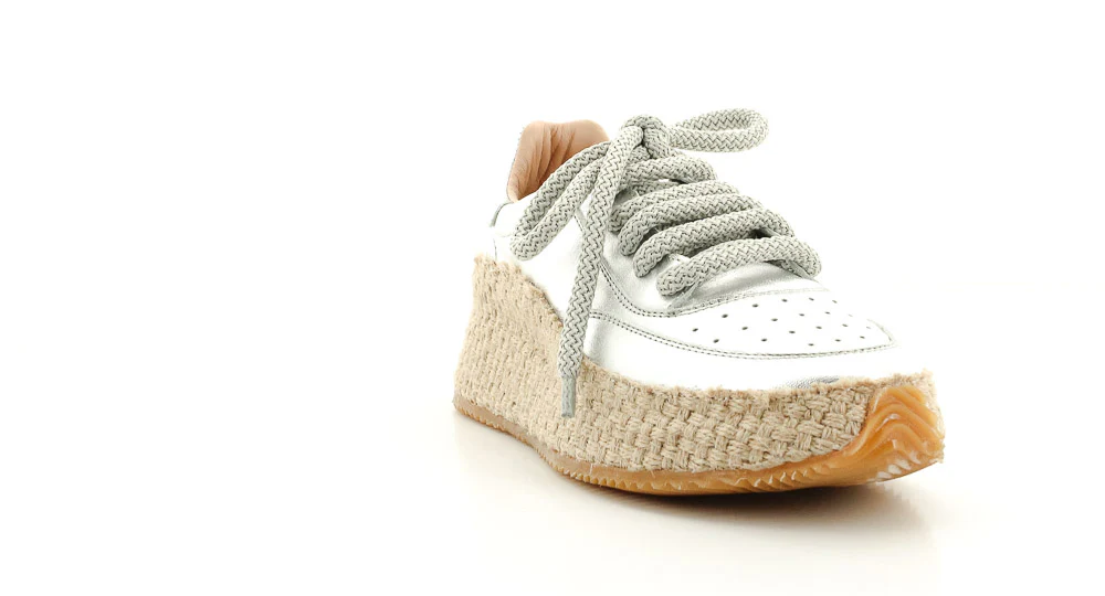 PRIMA BASE - SNEAKERS 47517 MET ARGENT