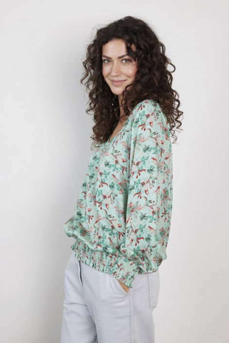 DIDI groene dames blouse