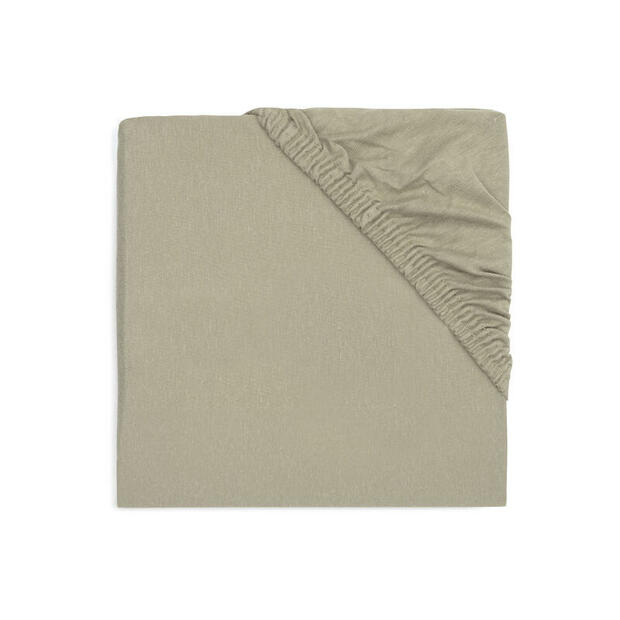 Drap-housse Jersey 70x140/75x150 cm Olive Green - JOLLEIN