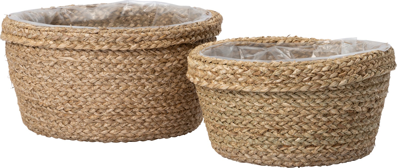 Intratuin plantenmand Rae naturel D 24 H 13 cm