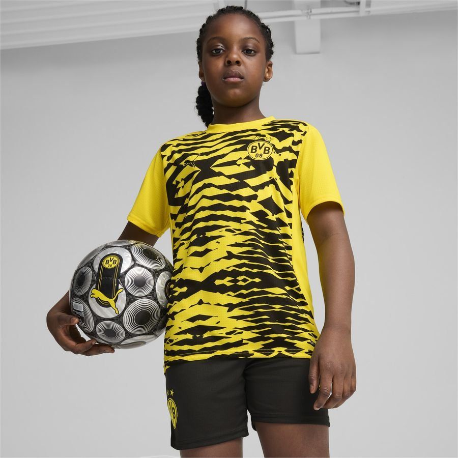 Puma Maillot d’avant-match à manches courtes Borussia Dortmund Enfant et Adolescent