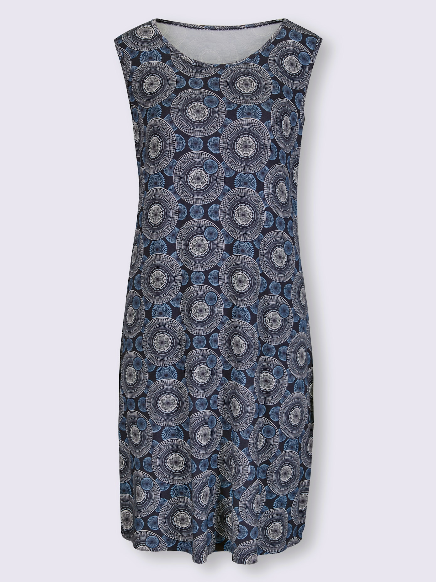 Robe légère motif rétro tendance