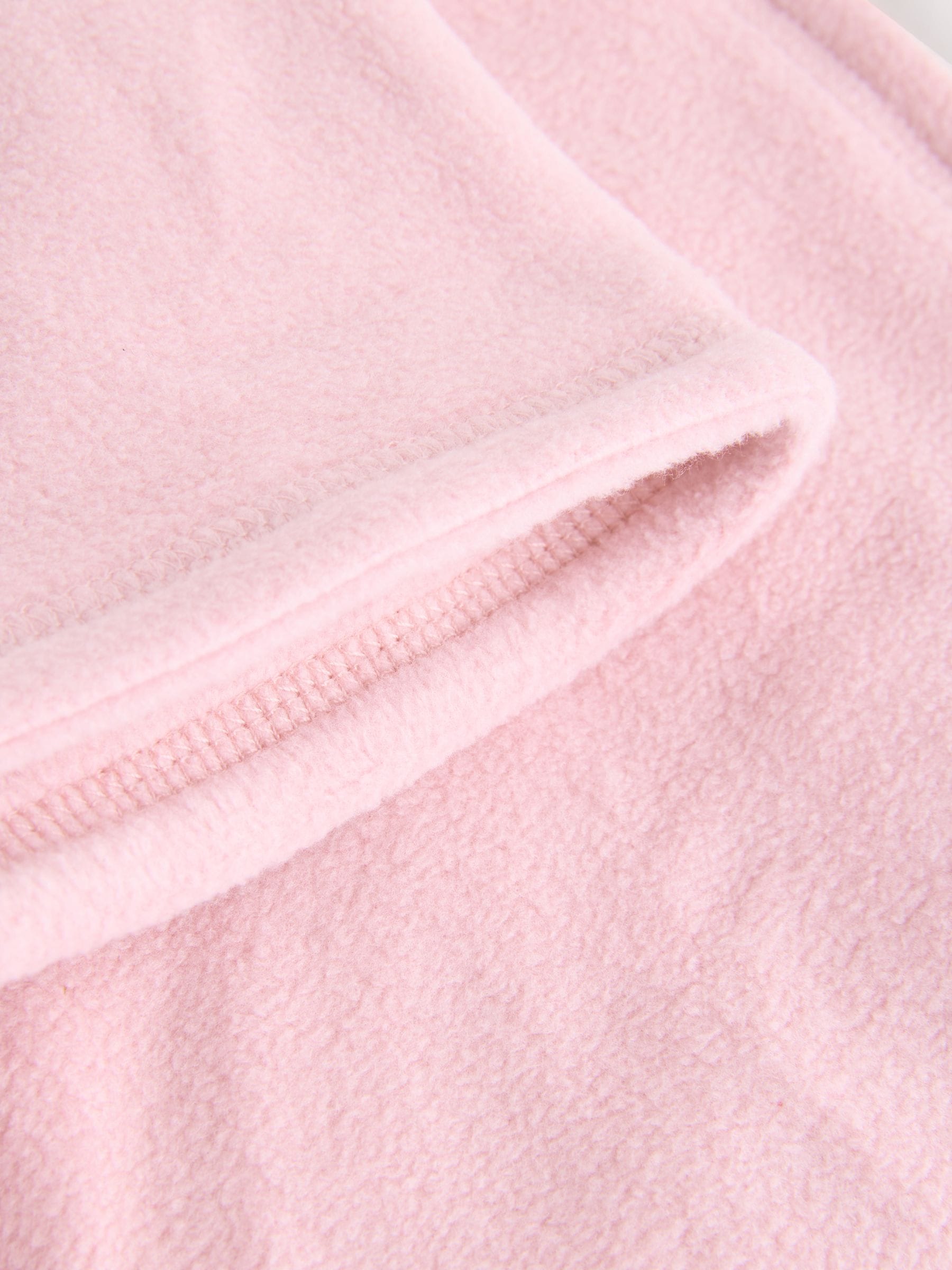 Roze - Fleece colsjaal (3-16jr)