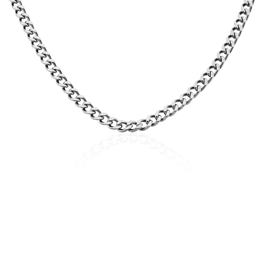 Collier Daniel Acier Blanc