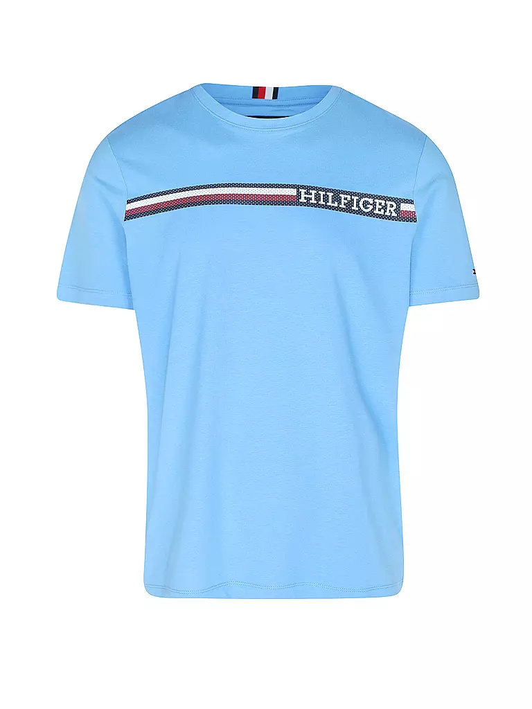 TOMMY HILFIGER T-Shirt hellblau