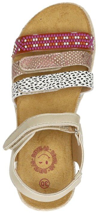 Develab Meiden Sandalen goudkleur