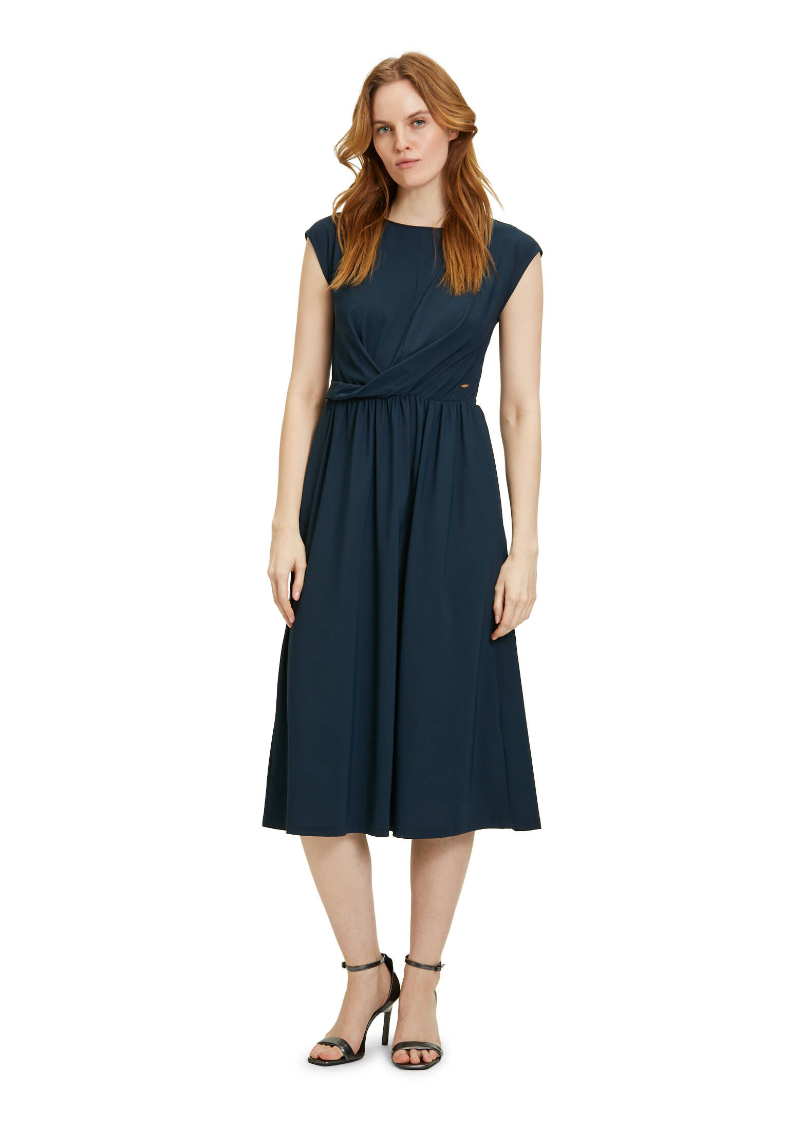 Betty & Co| Damen Jerseykleid mit Raffung
