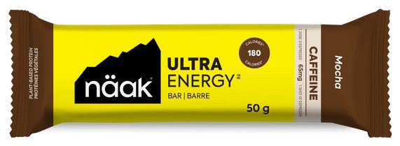 Barre énergétique Näak Ultra Energy   caféine Café Mocha - 50g